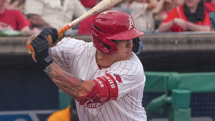 Razorbacks Kuhio Aloy against UAPB