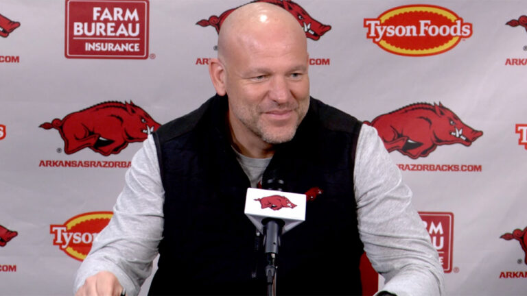 Razorbacks special teams coach Chad Lunsford on group improvement