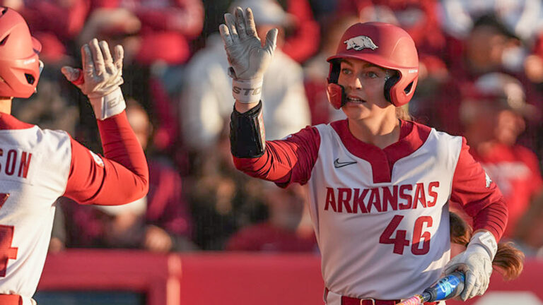 Ranked Razorbacks softball heads to Tulsa for last non-conference game