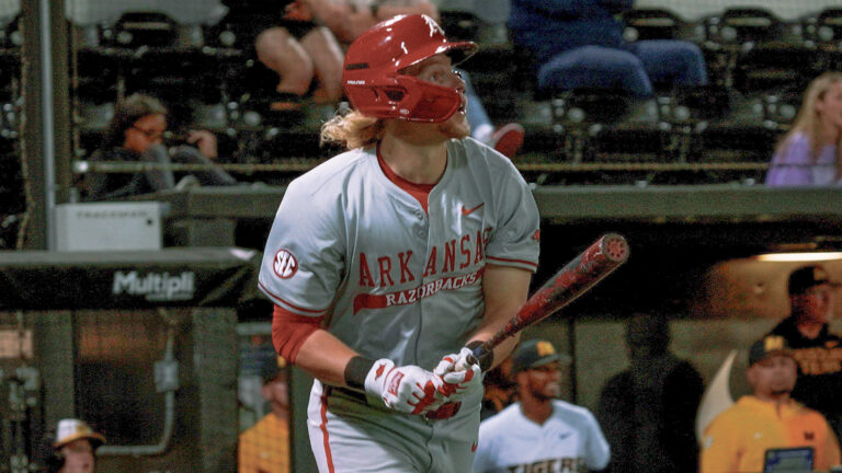 Razorbacks rally for 5-4 victory over Missouri to start SEC series