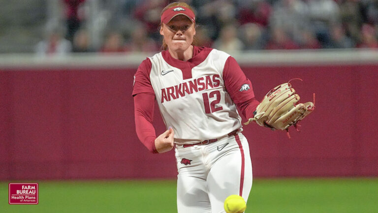 Brett Dolan on his view of Razorbacks’ softball headed into Super Regional