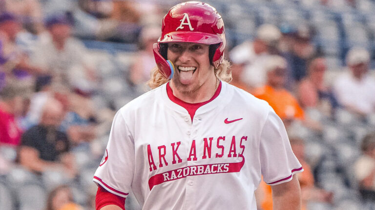 Razorbacks knock off Tennessee 8-4 in SEC Tournament second round
