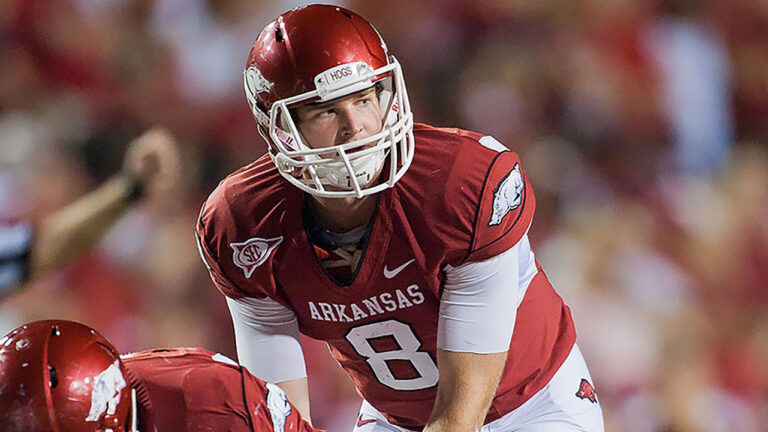 Razorback quarterback Tyler Wilson.
