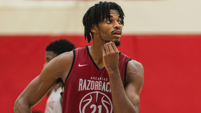 Arkansas Razorbacks Jordan Smith Jr. at a summer practice