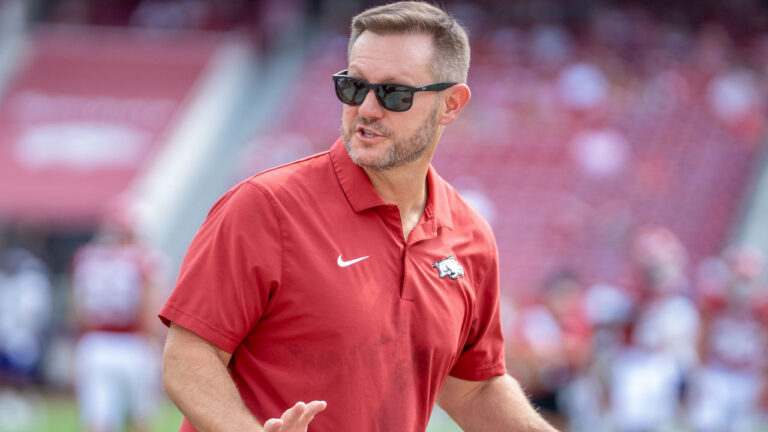 Arkansas coach Ryan Silverfield not not happy but will take the win